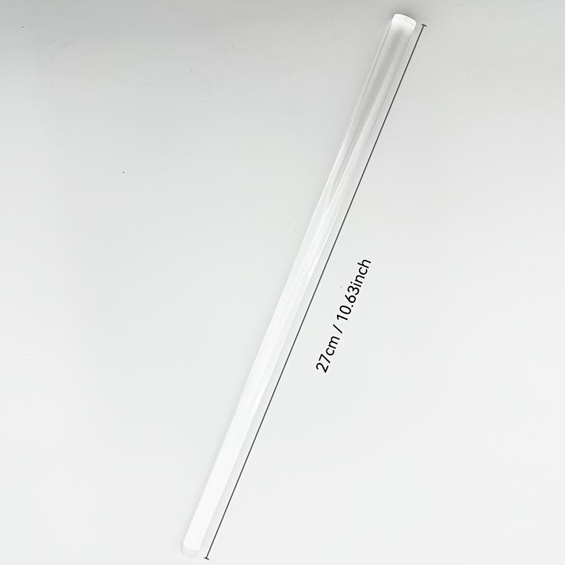 1pc Acrylic Yarn Holder with 2 Straw Boxes, Winding Tube Holder, Yarn Rotator, Transparent, DIY Knitwear Handicraft Enthusiast'S Gifty