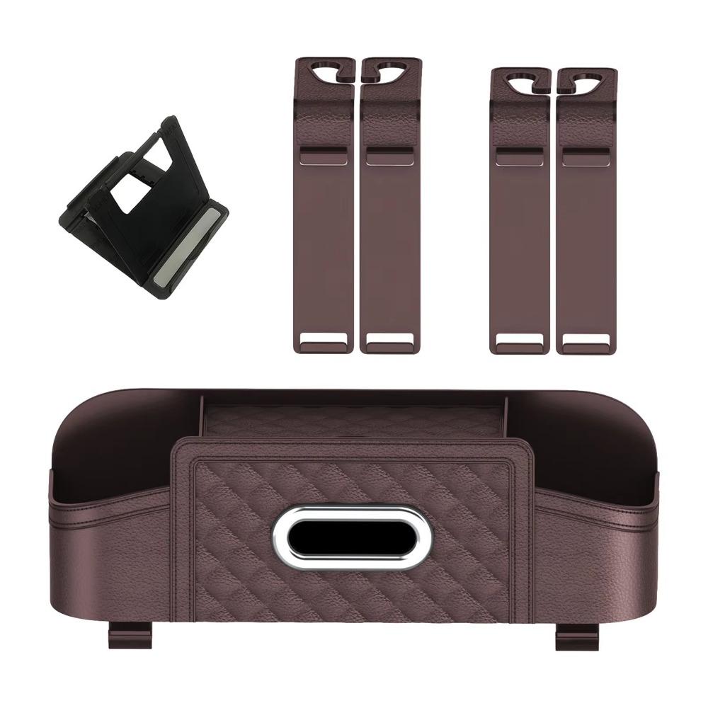 ABS Storage Box Hanging Auto Interior Decoration New Car Backseat Organizer  Travel Accessories