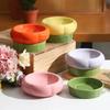 Cat Bowl Cute Ceramic Dual Purpose Grain Drinking Bowl Anti Overturning Can Head Plate Pet Double Layer Food Bowl Drinking Bowl