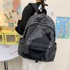 ins College Style Large Capacity School Bag Female Versatile College Student Junior High School Student Personality Kitten Printed Backpack Female