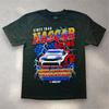 NASCAR Racing Graphic T-Shirt Mens Small Black Mad Engine Stock Car Daytona