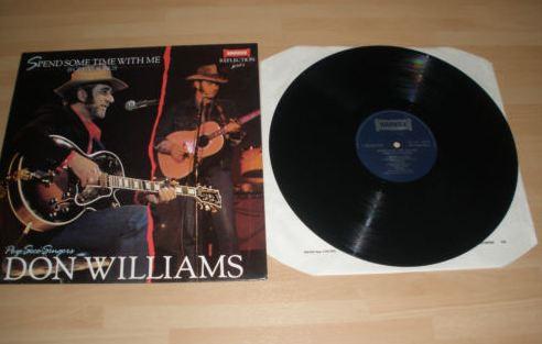 

LP Record POZO SECO DON WILLIAMS Spend Some Time With Me WW2028 Warwick Records 1986 UK CountryFolk Used