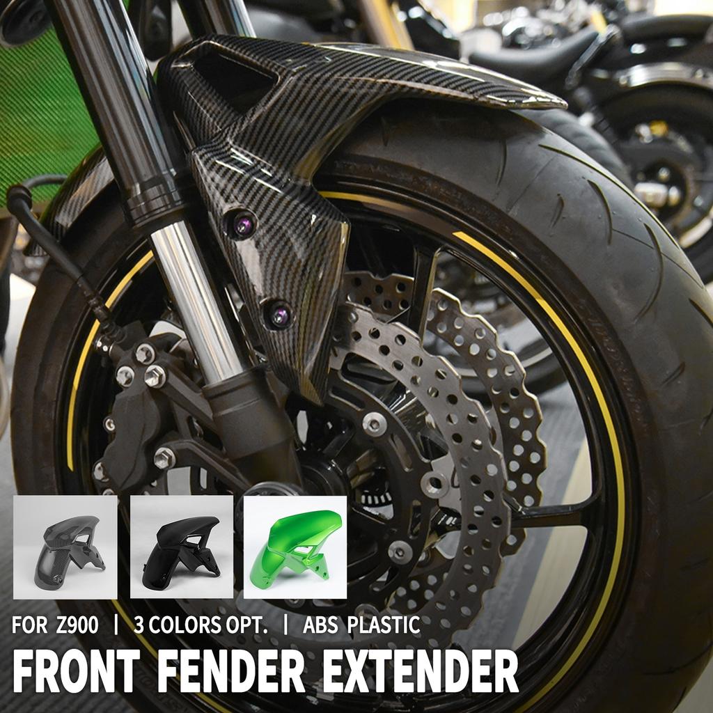 Motorcycle Front Fender Mudguard Wheel Splash Guard Tire Hugger Accessory for Kawasaki Z900 2017-2024 2023 2022 2021 2020