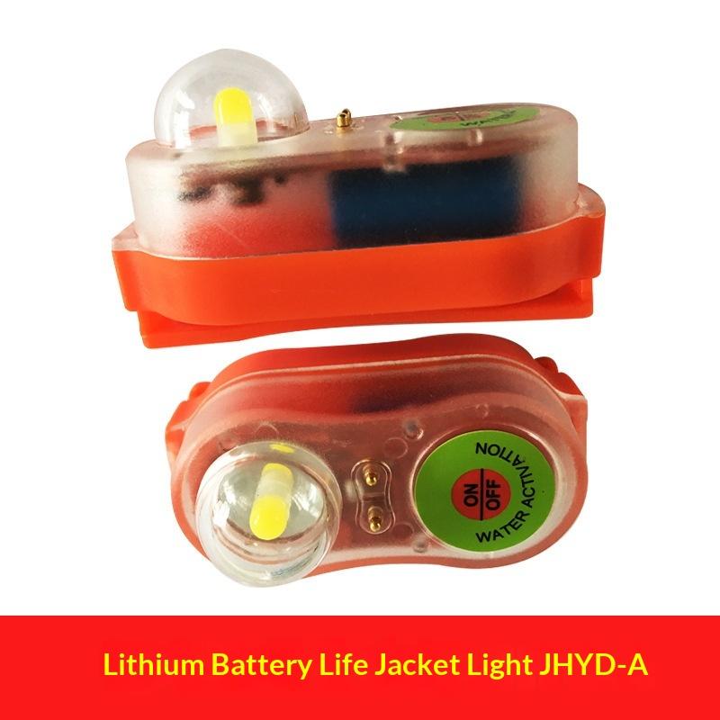 Waterproof LED Life Jacket Light Seawater Activated Safety Emergency Lamp with Long Battery Life for Marine Outdoor Use