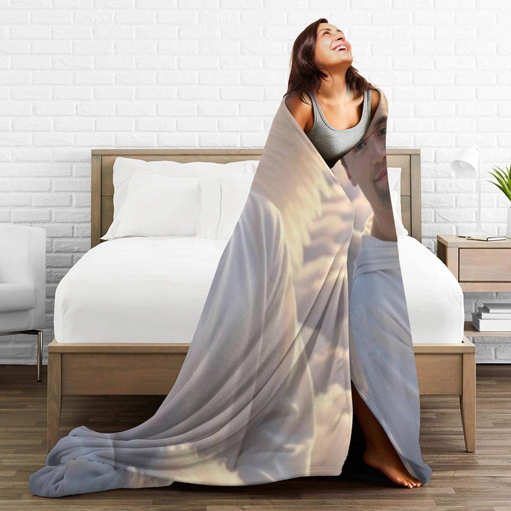 Charlie Kirk Angelic Advocate Throw Blanket for Couch Soft Cozy Plush Blanket 50x60 Inches Multiple Sizes Bedspread All Seasons