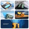 Rechargeable Waist Fan Portable Hands Free Mini Fan With Power Bank Flashlight 5 Speeds For Outdoor Activities