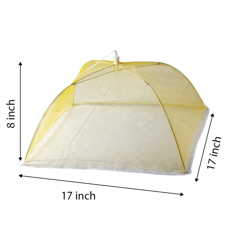 1PC Folding Food Mesh Cover Tent Home Table Meal Vegetable Fruit Umbrella Breathable Insect-proof Food Cover Net