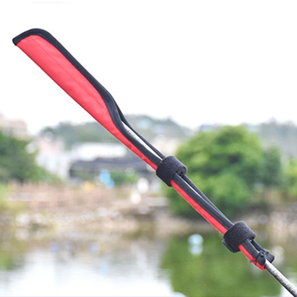 Portable Foldable Fishing Rod Tip Protective Cover Bag Tackle Tubes Rod Tip Case Protector Cap Fishing Rod Protective Sleeve