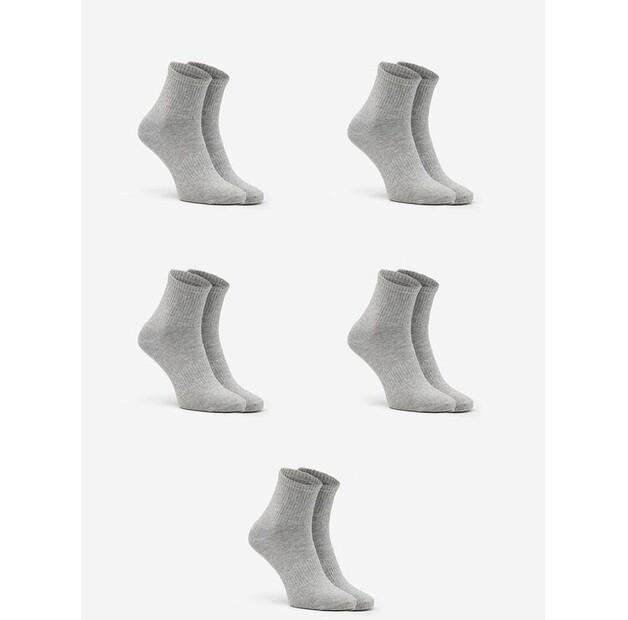Носки короткие Urban Socks Чистые гладкие графит One Size