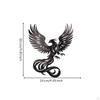 Metal Wall Art Black Silhouette Decor Cutout for Living Room, Bedroom, Entryway Style 1