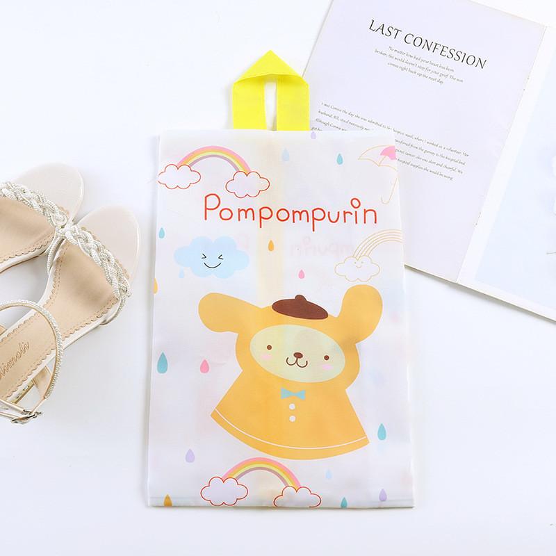 Raincoat Cartoon Pochacco Doll Storage Bag For Travel And Use Home