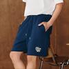 Puma Breathable Letter Print Lace-Up Casual Shorts Men Shorts Navy-Blue 630939-14