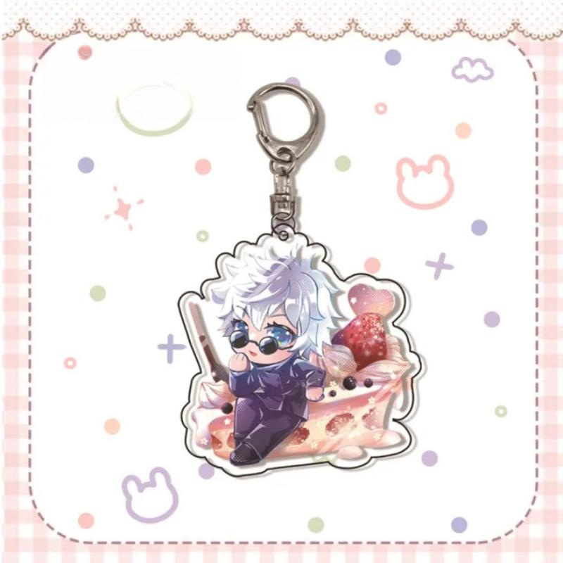 Jujutsu Kaisen Gojo Satoru Itadori Acrylic Keychain 55mm Anime Cosplay Accessory
