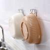 Self-adhesive Hooks Wall Mounted Washbasin Storage Hooks Holders Bathroom Basin Storage Rack Holder Save Space Stainless Hooks