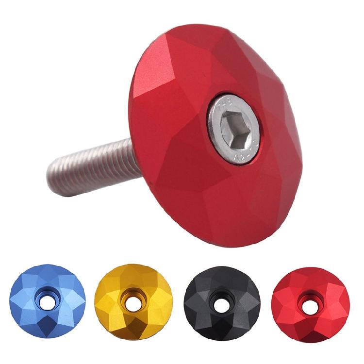 Aluminum alloys Upper Bowl Cover Stem Headsets Space with Stem Top Aluminum Headsets Cover Bike Stem Cover with Screws