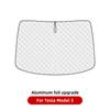YZ For Tesla Model Y 3 Highland Juniper 2021-2025 Car Sun Shade Front Window Shade Visor Glass Roof Skylight UV Protection