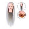 Hair Salon Cosmetology Hairdressing Practice Head Mannequin Dolls Salon Tools (Creamy White)