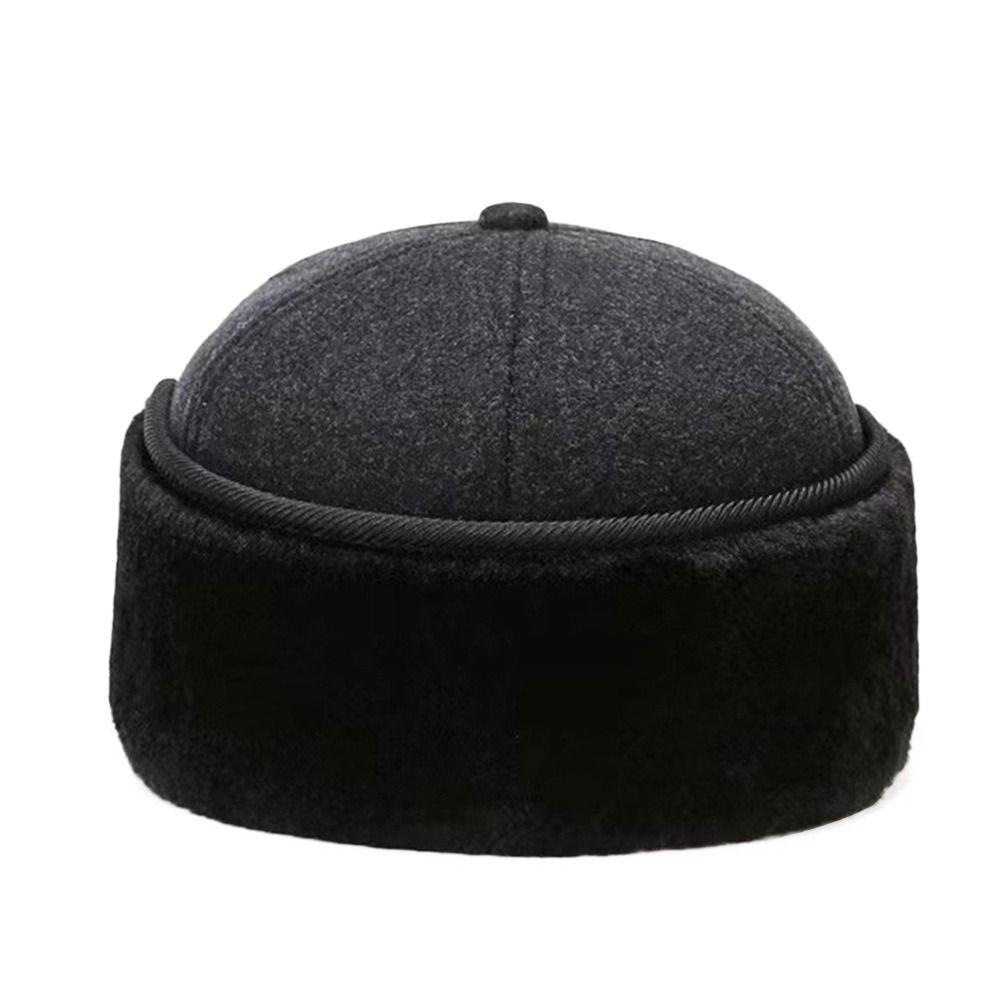 Warm Earmuffs Hat Ear Protection Bomber Hats Outdoor Winter Hat  for Men