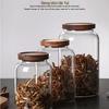 High-End Glass Storage Jar for Dried Tangerine Peel - Sealed Medicinal Material Display Container