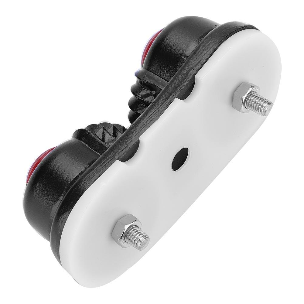 Durable Fast Entry Boat Sailing Sailboat Ball Bearing Rope Cam Cleat Black Accessory