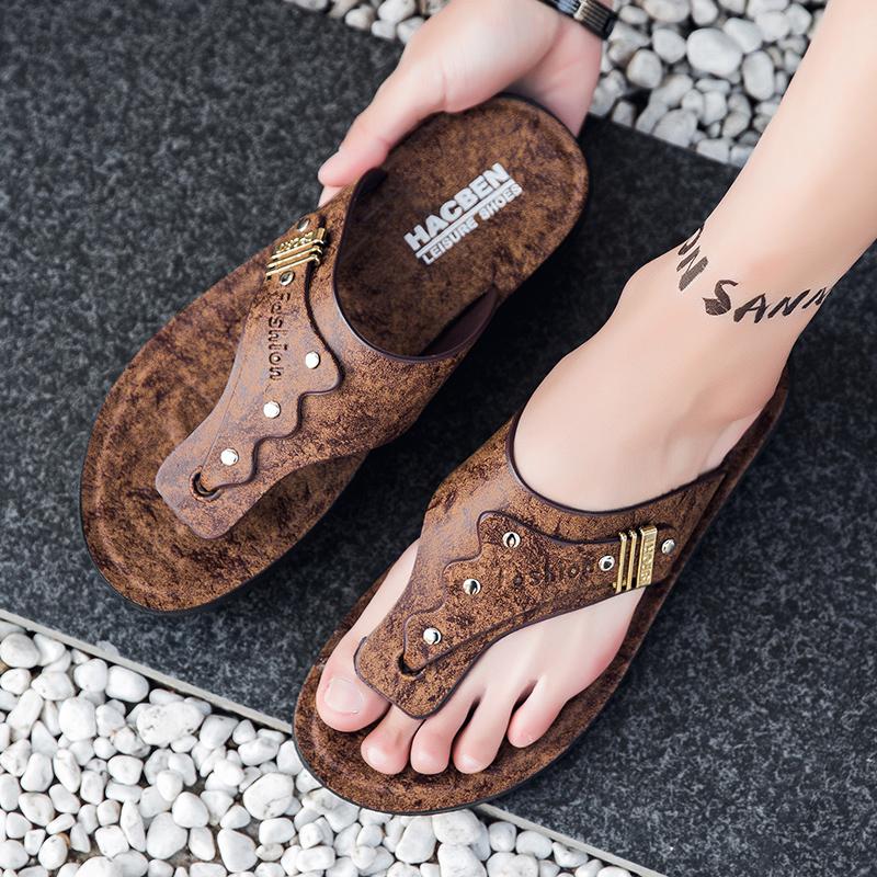 New Summer Men Flip Flops Beach Slippers Man Sandals Non-Slip Home Slipper Indoor House Anti-Slip Shoes Outdoor Male Shoes