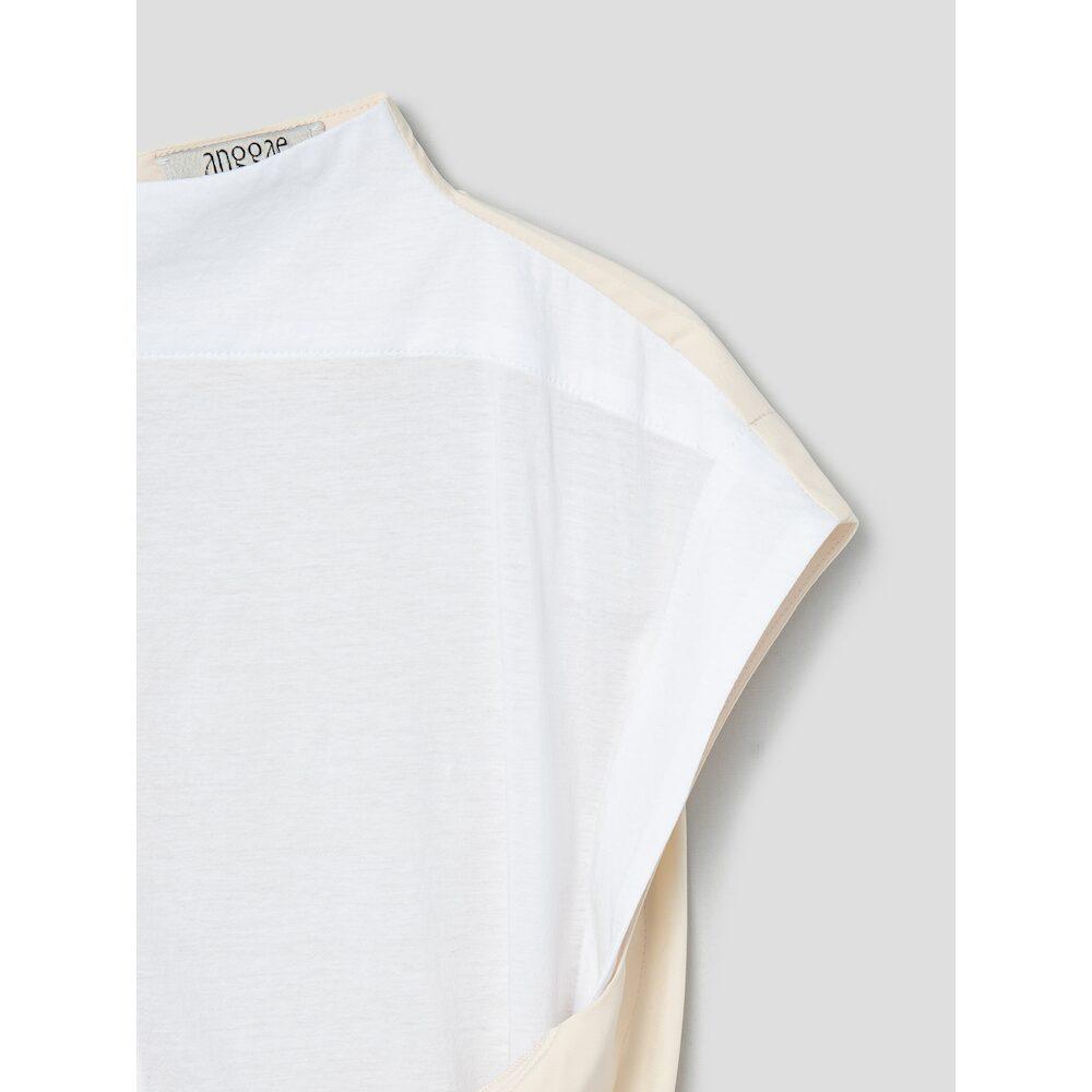 Anggae Triangle Wrap T-Shirt Ivory