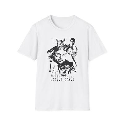 Büroraum 1999 Mike Judge Komödienfilm Fan-Art gruselige Collage T-Shirt