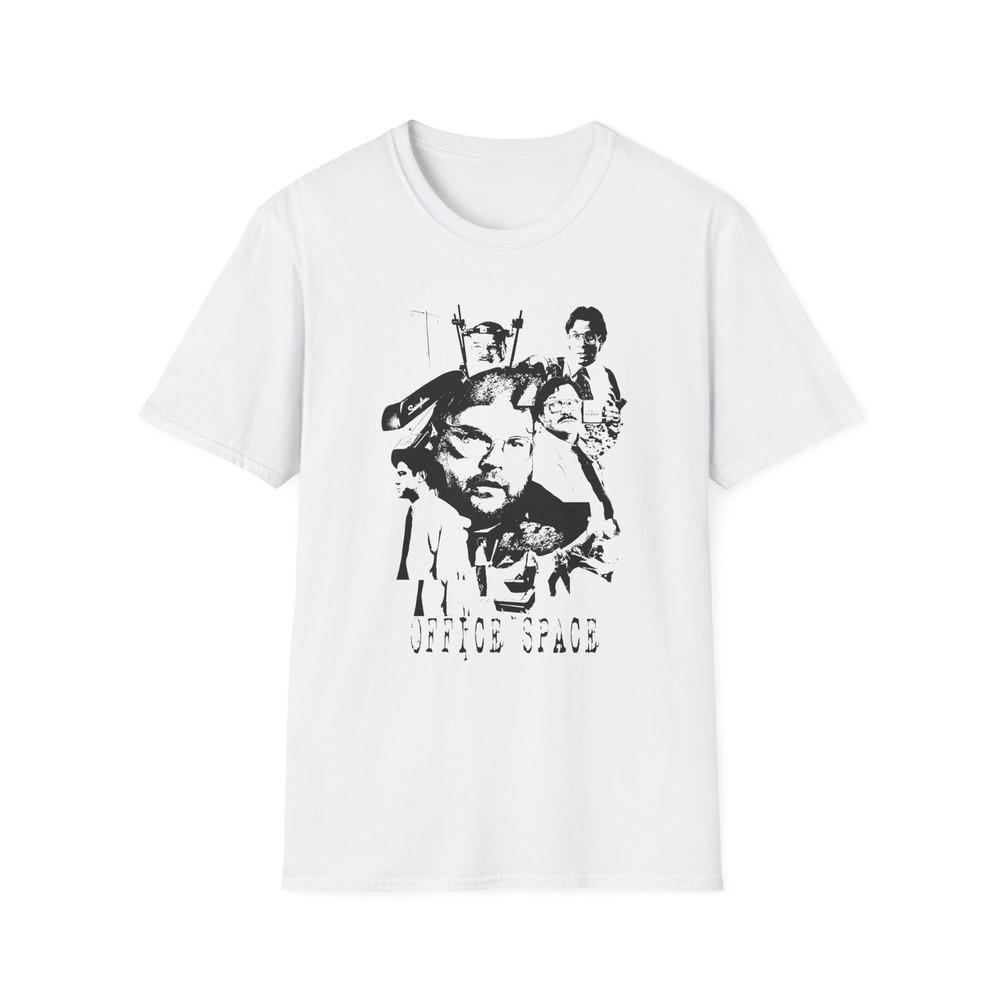 офисное пространство 1999 майк джадж комедийный фильм фан-арт страшный коллаж футболка 4XL