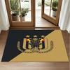 Anderlecht FC Design Crystal Velvet Rug Soft Decorative Mat for Bedroom Entrance