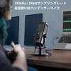 FIFINE Condenser USB Noise Direct Monitoring and for Home Video Live and Profile 3 Microphone, Microphone, 192KHz/24-bit, Unidirectional, Reduction,