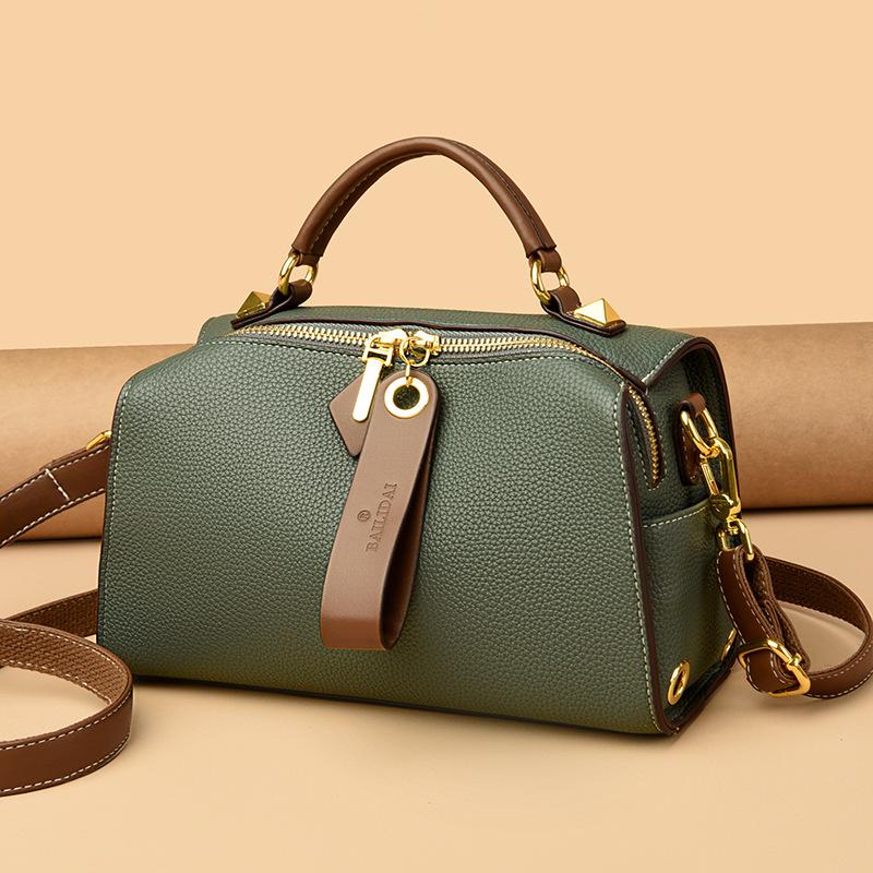 Women's bag new fashionable retro women's portable oblique span shoulder large capacity women's bag simple pillow bag