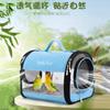 Transparent Bird Carrier Bag for Sun Conure Cockatiel Parakeet Portable Crossbody Shoulder Handbag for Small Pets