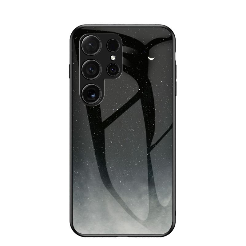 

For Samsung Galaxy S24 Ultra S24 Plus S24 S23 Ultra S23 Plus S23 S22 Ultra S22 Plus S22 Starry Sky Pattern Glass Phone Case Galaxy S22