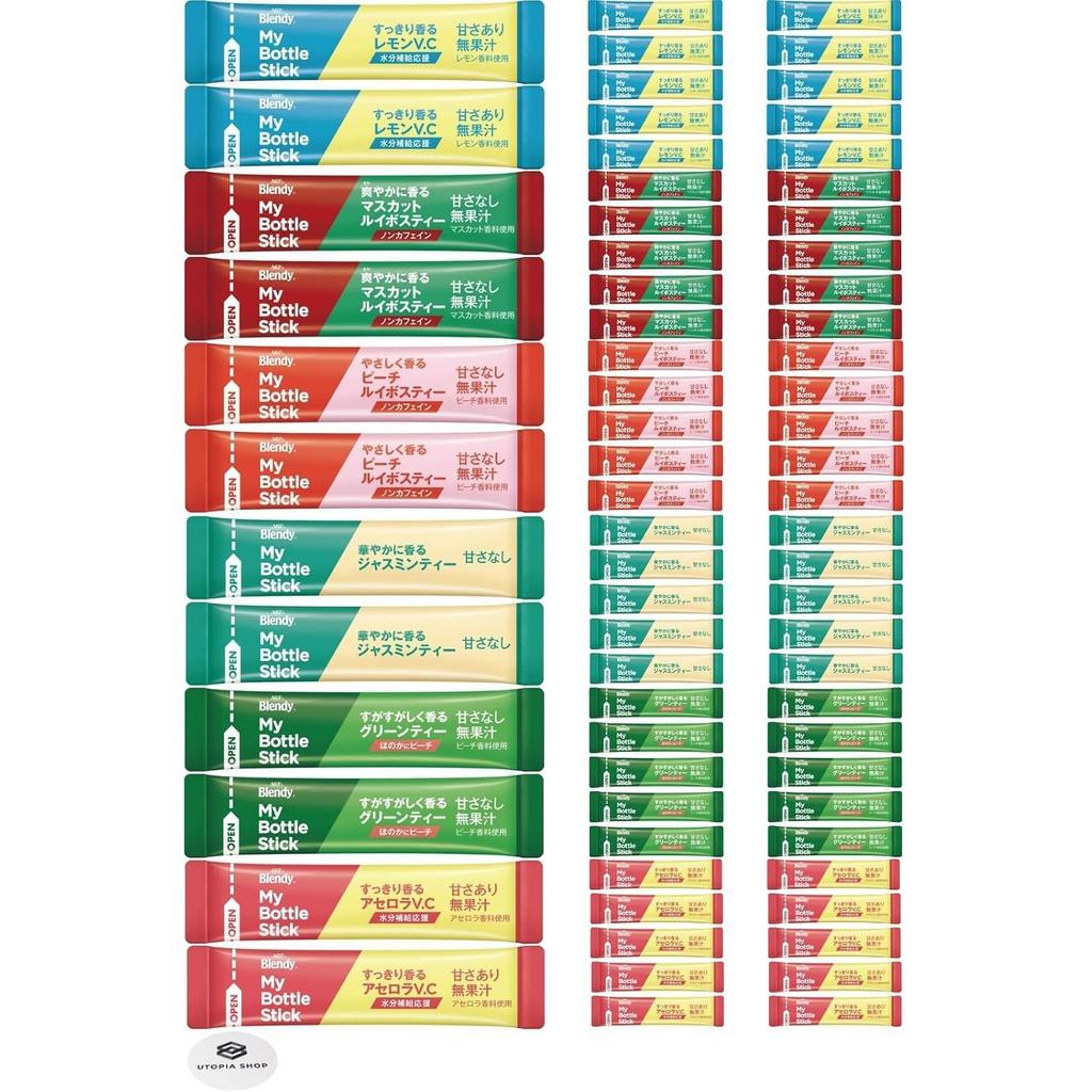 AGF Blendy My Bottle Stick 6 types 12 each total 72 sticks assorted set