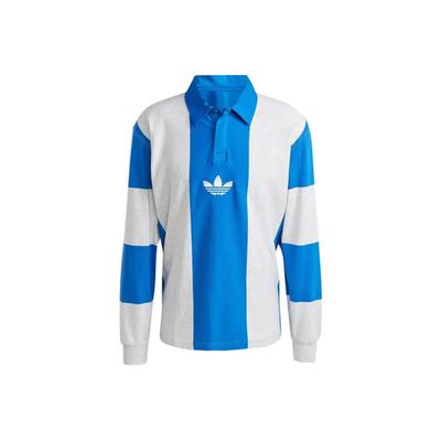 Originals Hack Rugby Long Sleeve Polo Shirt Men's Blue