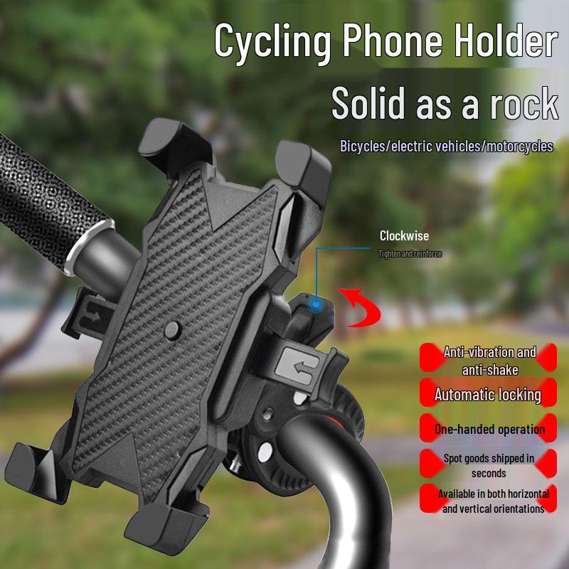 Universal Electric Vehicle & Bicycle Phone Holder for Delivery Riders