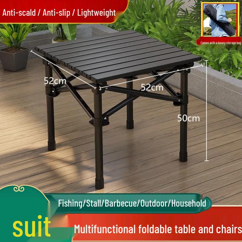 Portable Folding Table & Chair Set for Camping, Picnic, and More - Lightweight & Multi-Purpose