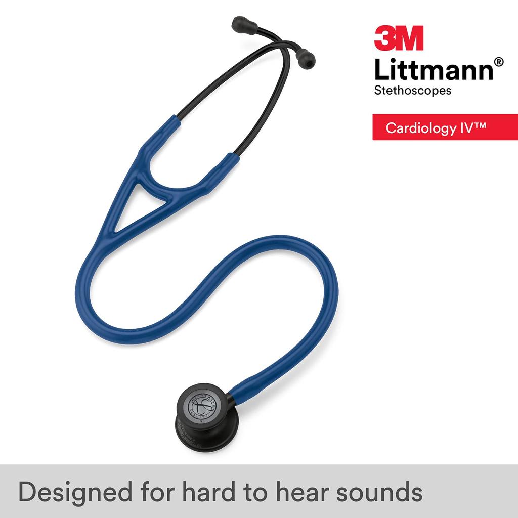 Littmann Cardiology IV Stethoscope 6168 (Navy Blue/Black Finish)