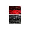 3D Metal Radiating Burst Stereo Car Emblem Car Trunk Metal Sticker Modified Car Body Decorative Nameplate Sticker Universal