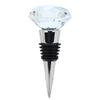 Wine Bar Stainless Steel Wine Bottle Stopper Crystal Pointed Diamond Creative Shape Crystal Pointed Diamond Household Accessory