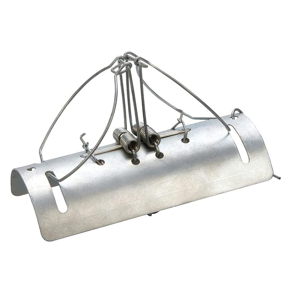 1 pz Trappola a Tunnel per Talpe, Pinza per Talpe, Cattura da Esterno Metallo Zincato