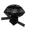 Rivetto Custodia in Pelle Cinturino per la Testa Cappellino Cappellino Harley Cappellino Ferroviario Cappellino Pirata Cappellino Baotou in PU