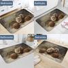 1Pcs Anti Fatigue Kitchen Rugs, Christmas Pine Cones Print Waterproof Non-Slip Thick Cushioned Kitchen Mat Heavy Duty Comfort Standing Mat for Kitchen