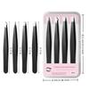 Eyebrow Tweezers Set 4 Pcs/Set Stainless Steel Precision Eyebrow Tweezers Professional Makeup Tools For Women & Girls Gift
