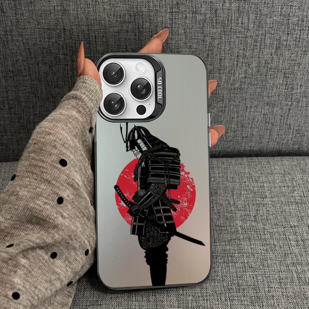 Japan The samurai Ninja Phone Case For iPhone 16 15 14 13 12 11 Pro Max X XR XSMAX 8 7 Plus Matte Shockproof Back Cover