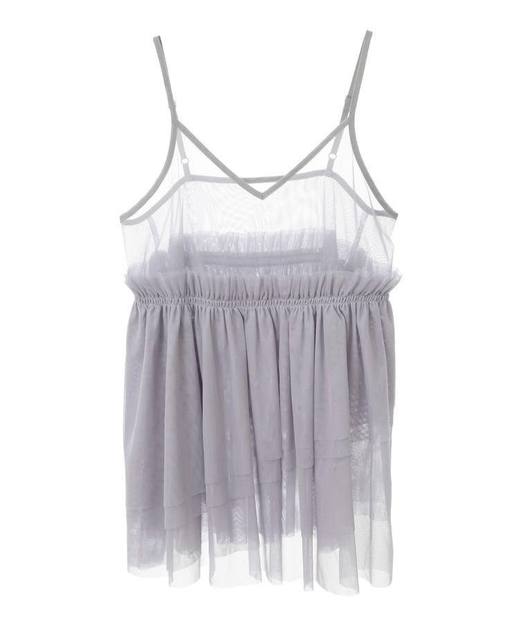 

Music Casual Tulle Tiered Tunic for Light Gray [Earth & Ecology] Women,