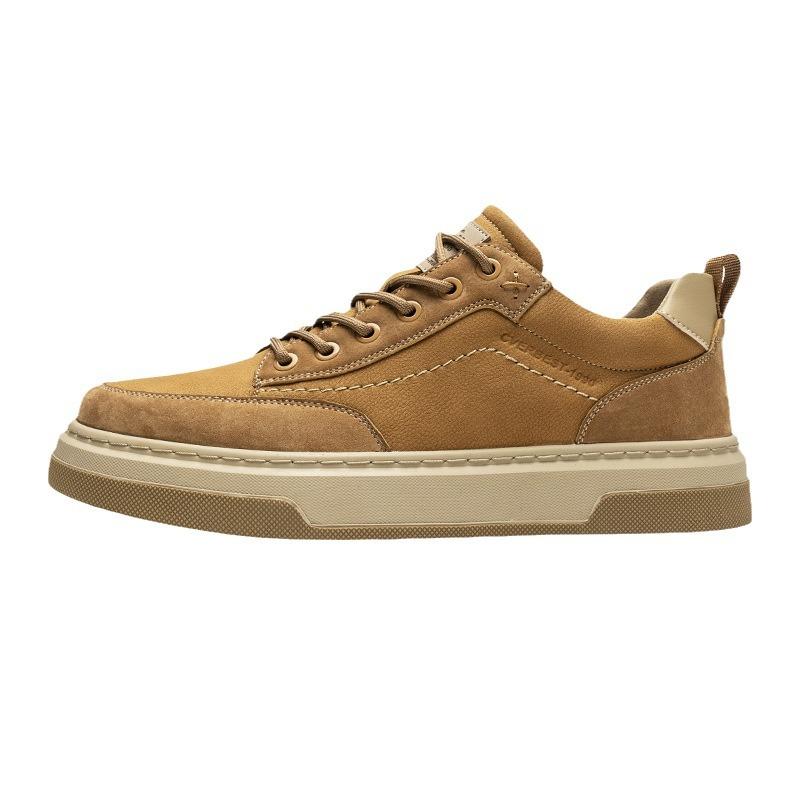 Men's Shoes Outdoor Casual Thick Soled Retro Workwear Board Low Cut Trendy