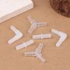 10Pcs Aquarium Airline Tubing Connectors Plastic Valve Joints Fish Tank Transparent Air Tube Adapters For 4Cm Id Air Line Hose