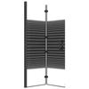 VidaXL Foldable Shower Cabin Bathtub Wall Shower Wall Shower Cabin Bathtub Cabin Bathroom Home Interior ESG 150741