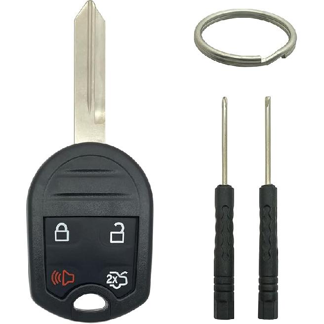 Key Fob Shell Case Replacement Fits for Ford F-150 F150 2011 2012 2013 2014 F-250 F-350 Super Duty 2011-2015 2016 Explorer Expedition 2009-2017